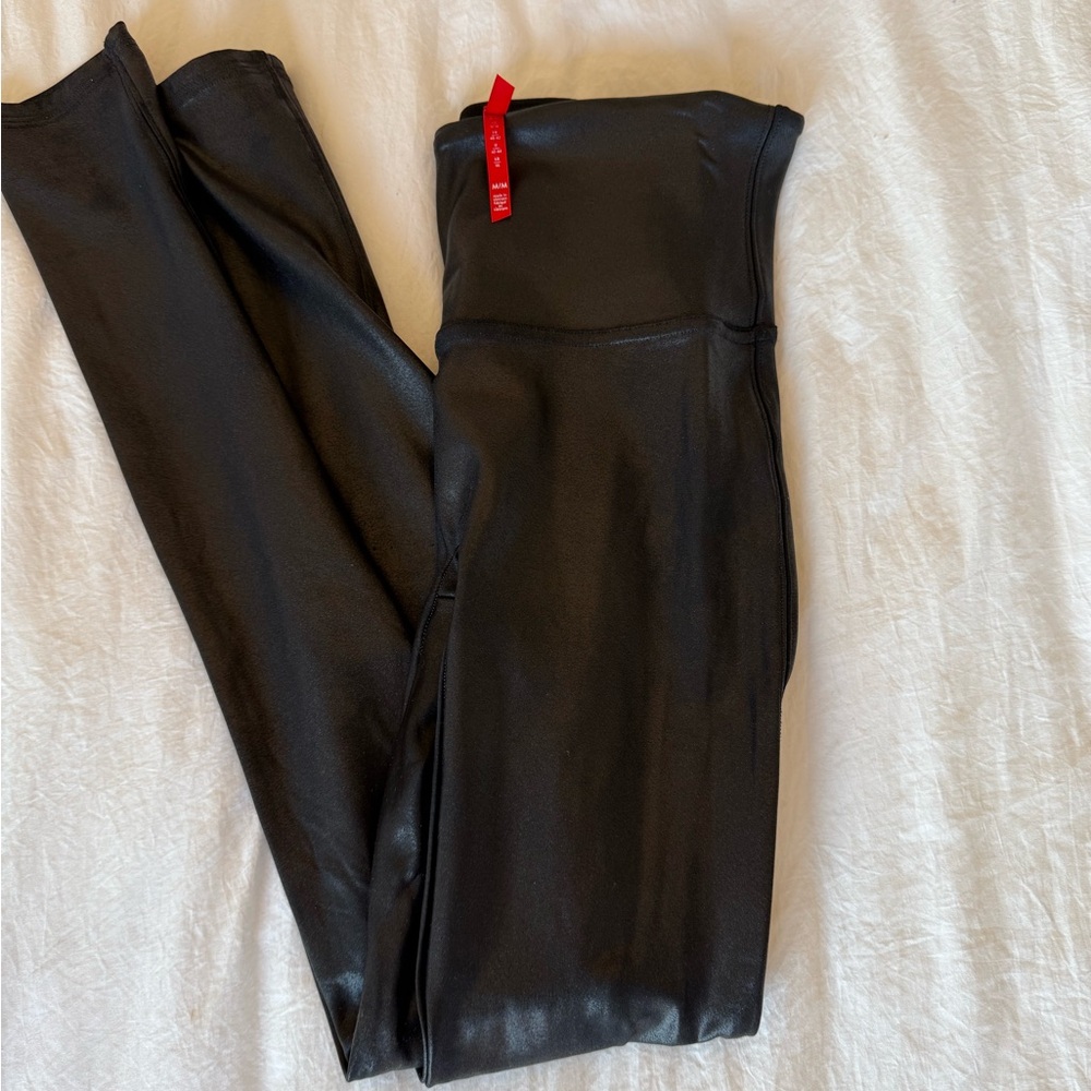 Spanx faux leather leggings